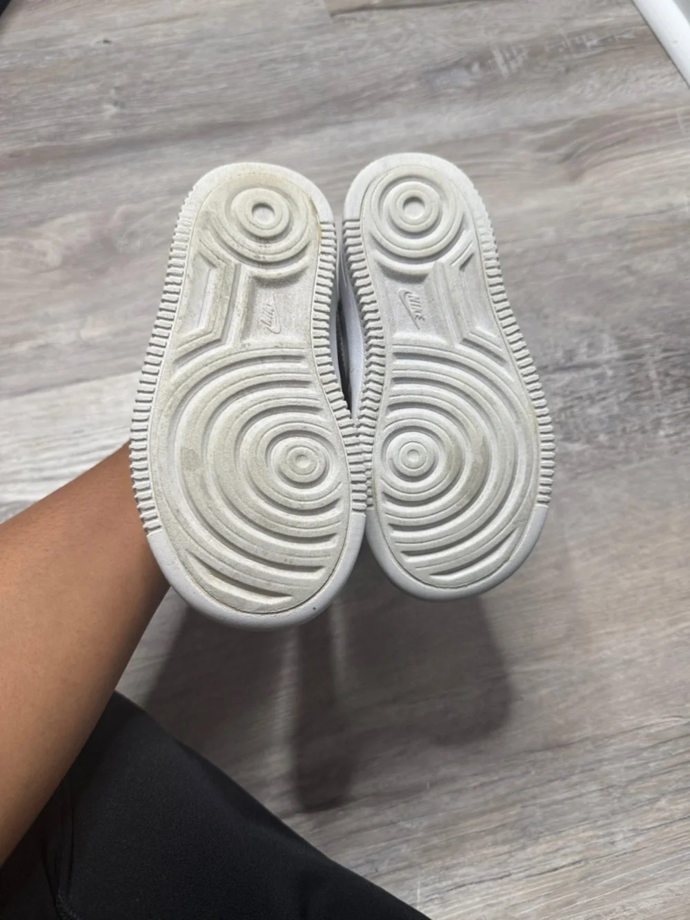 Toddler White Nike Air Force 1s Low top Size 10c